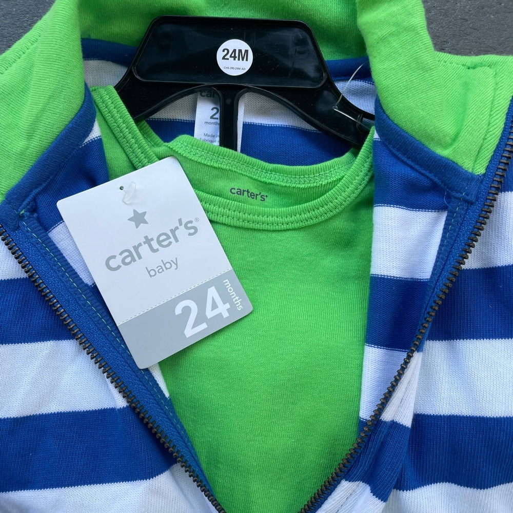 NWT Carter’s 3 piece pant set. - Picture 2 of 5